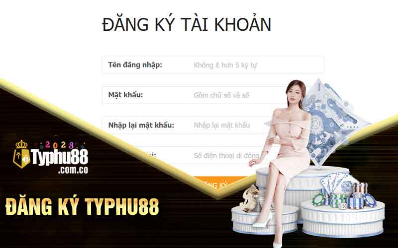 Typhu88 - Nền Tảng Cá Cược Đổi Thưởng Hấp Dẫn 8 Hướng dẫn các bước đăng ký Typhu88 siêu tốc